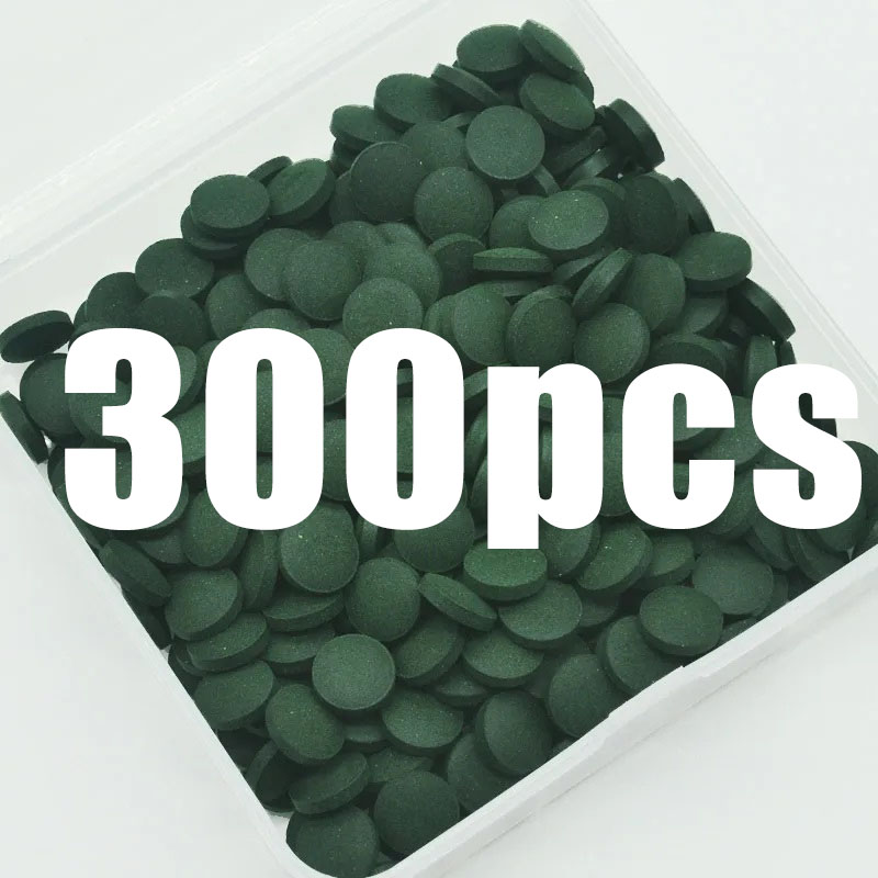 Spirulina Tablet Organic - 50-300 pçs comprimidos de spirulina de