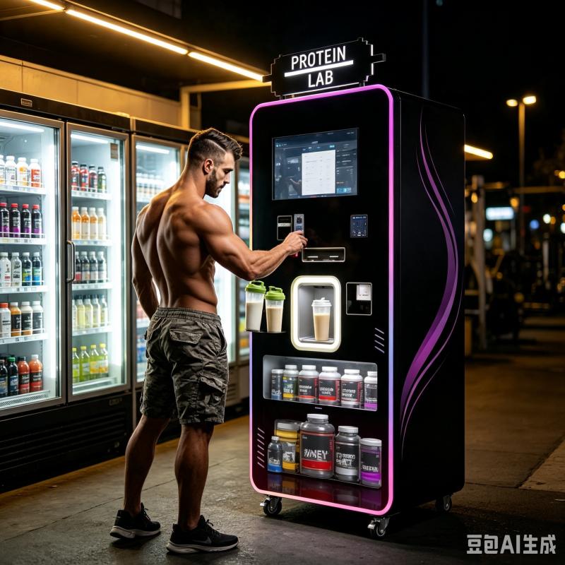 Nutrition Fitness Center - Máquina de Venda Automática de Shake