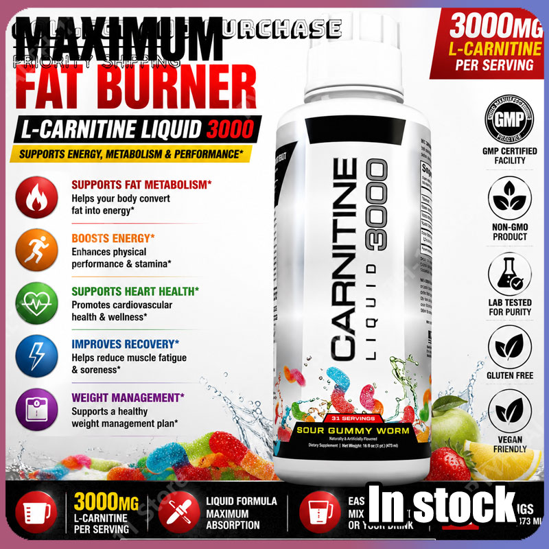 L-Carnitine Liquid - Fórmula Concentrada de L-Carnitina Líquida para