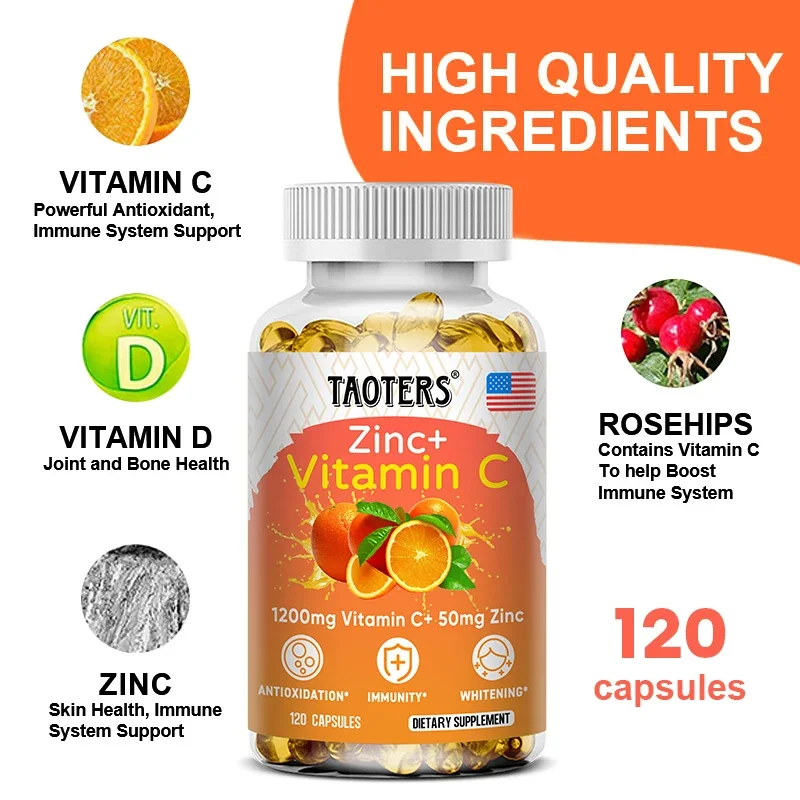 Suplemento de vitamina C e zin - Zinc Supplement 50Mg avaliação e preço