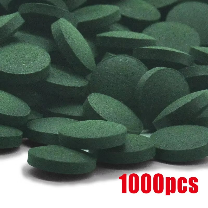 100/500/1000 peças comprimidos - Spirulina Tablet Organic avaliação e preço