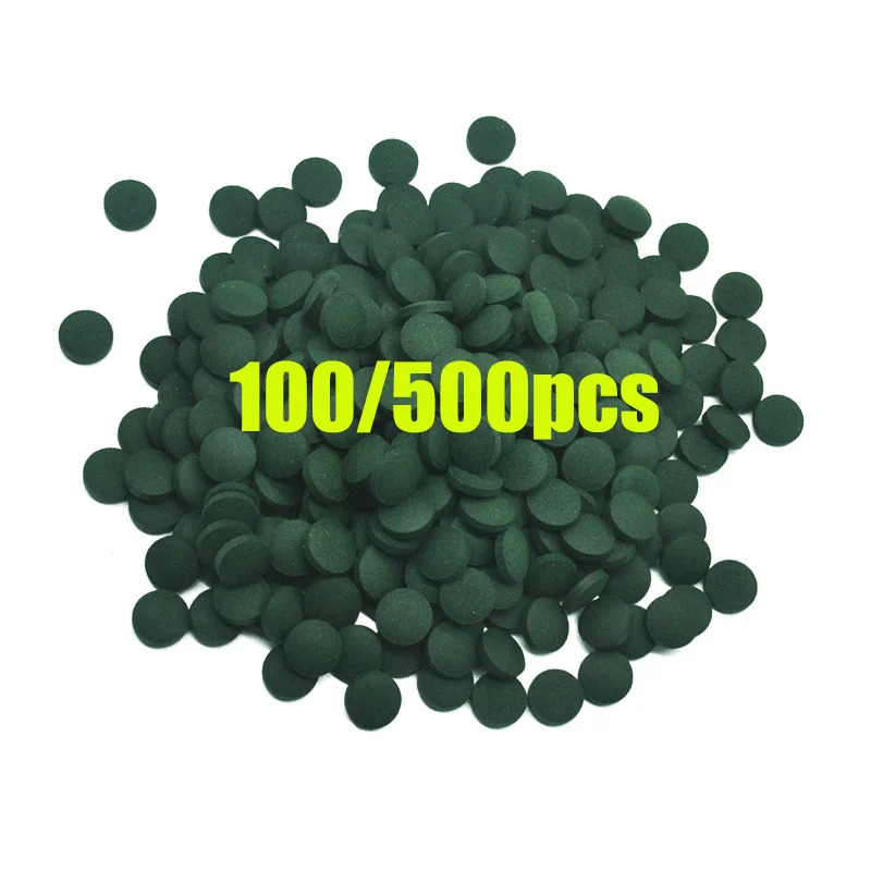 100/200/300/500 peças comprimi - Spirulina Tablet Organic avaliação e preço