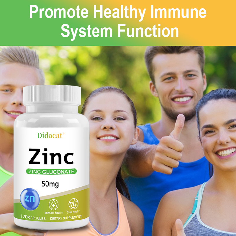 Cápsulas de Gluconato de Zinco - Zinc Supplement 50Mg avaliação e preço