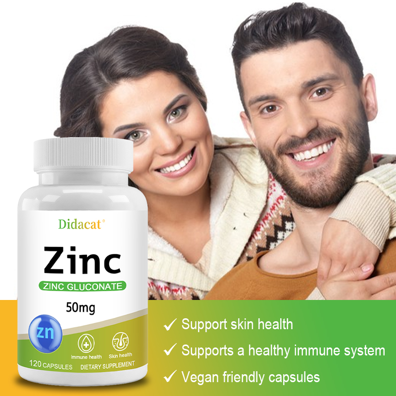 Cápsulas de Gluconato de Zinco - Zinc Supplement 50Mg avaliação e preço