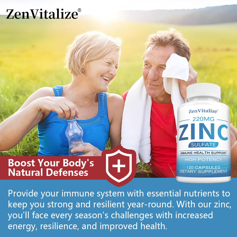 Cápsulas de Suplemento de Zinc - Zinc Supplement 50Mg avaliação e preço